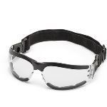 Miller Classic, Clear Safety Glasses with Foam & Strap